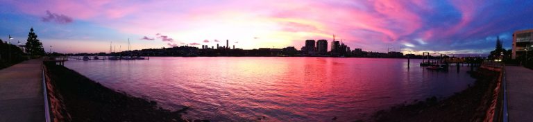 Brisbane Sunset Panorama