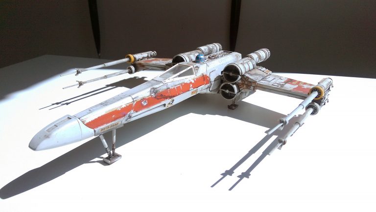 X-Wing Model Front Left Side