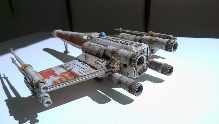 X-Wing Model Back Left Side