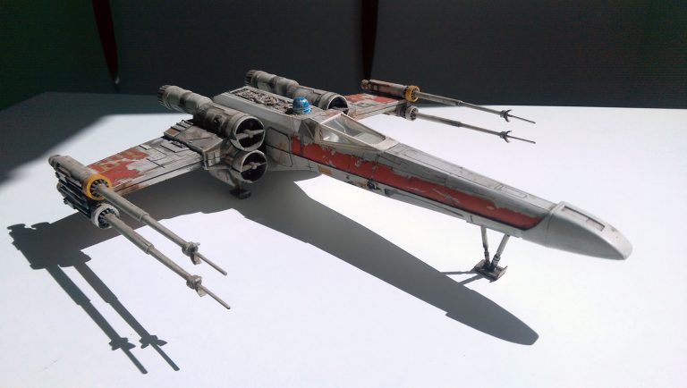 X-Wing Model Front Right Side