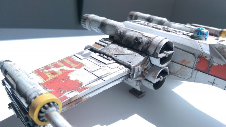 X-Wing Model Front Right Wing